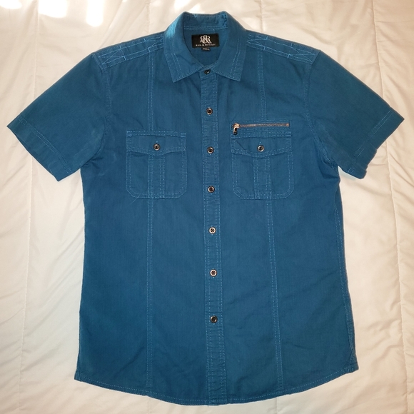 Rock & Republic button up short sleeve - Picture 1 of 5